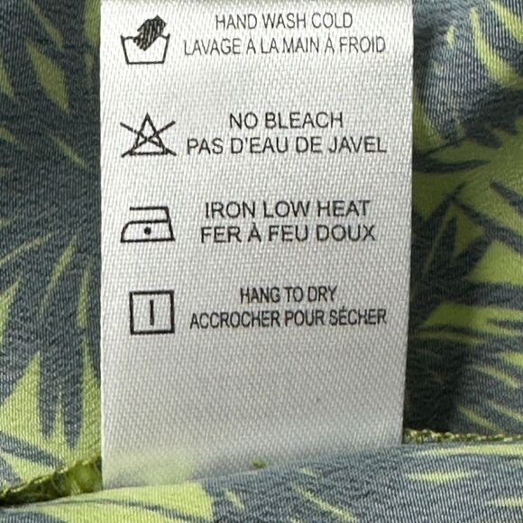 Sandrine Rose Havana Palm Trees California Shirt Chest Pocket Women Medium NWT - Picture 9 of 9